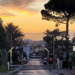 Blick von Pompeji Richtung Meer