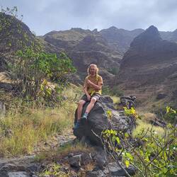 Wir genießen die Landschaft!