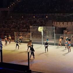 Mayan ball game demonstration