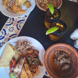 Giant Mexican lunch buffet