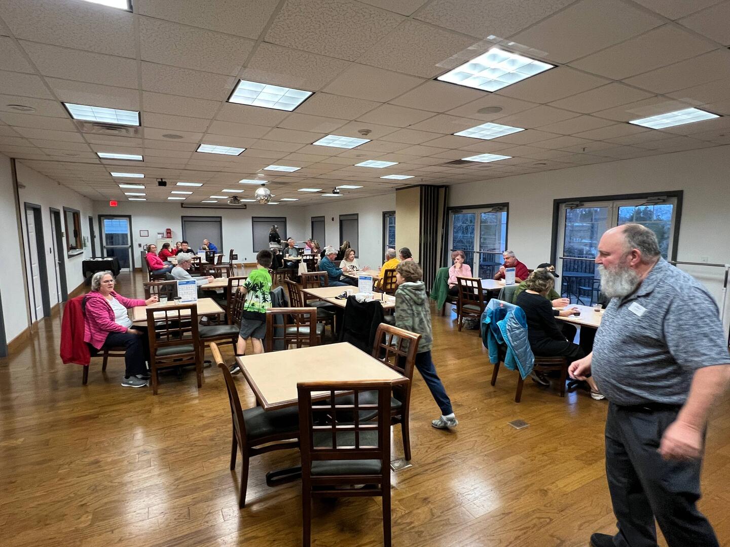 Wine and Cheese over at the Vista rec center.