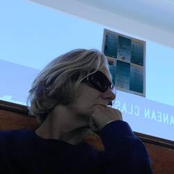 Too many years on a van pool, I can sleep anywhere.