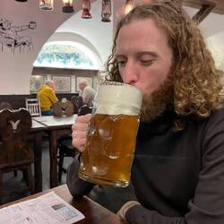 Wouldn't be a Prague trip without a comically large beer