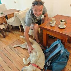 Der Bursche hieß "Blancito" - der kleine Weiße - und war sehr zuwendungsbedürftig