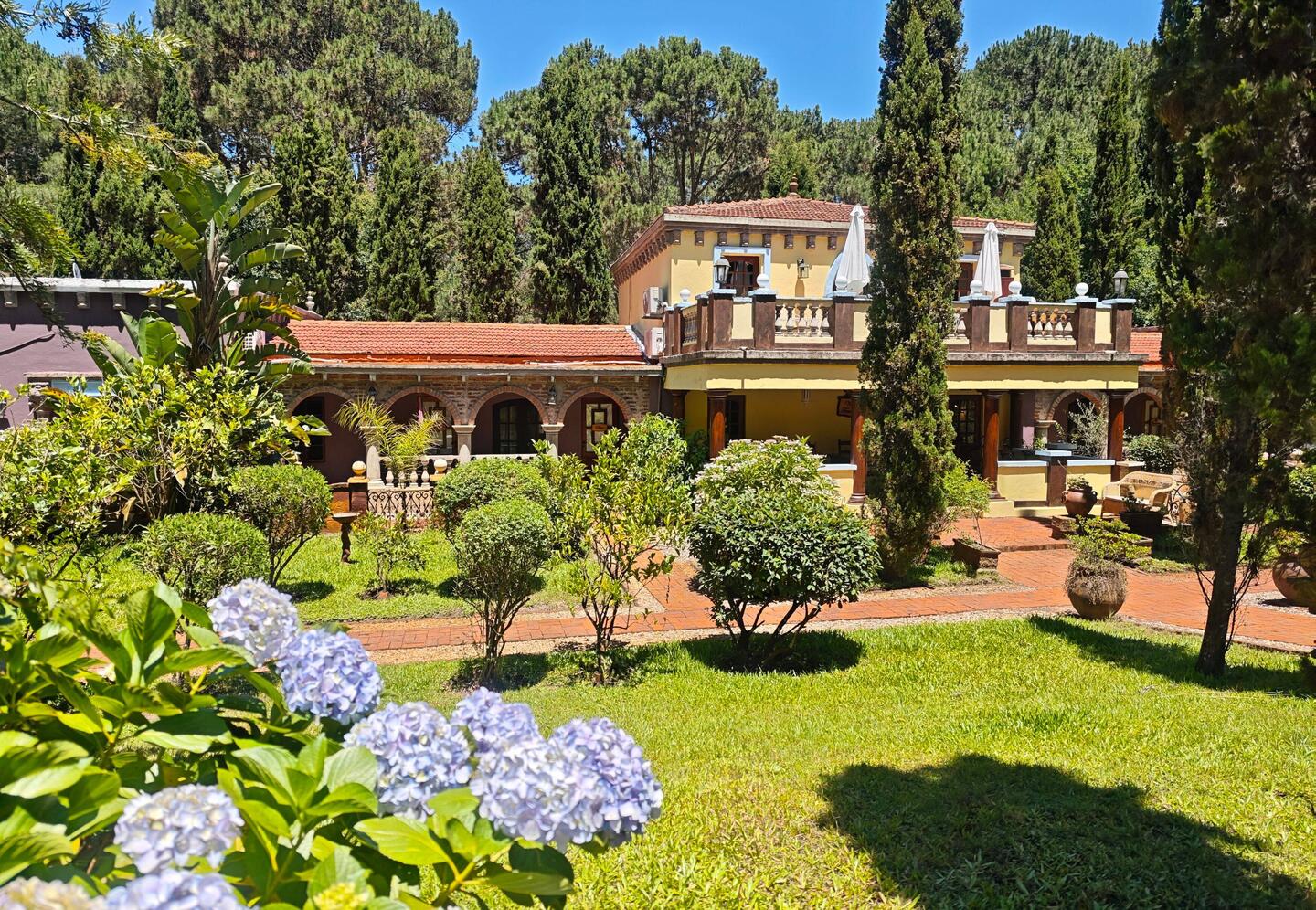 ...unser idyllisches Landhotel "Villa Toscana" in der Nähe von Punta del Este