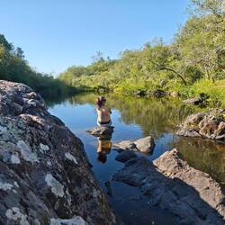 Abkühlung am Salto del Penitente