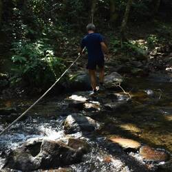 Beginning of sketchy bouldering