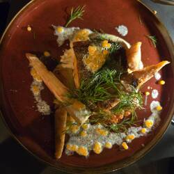 Trout and parsnips