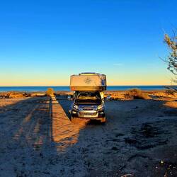 Stellplatz wie gestern