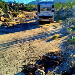 Alles vorbereitet fürs Feuer