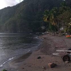 Soufrière bay
