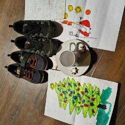 Der Nikolaus wurde diesmal mit Wanderschuhen empfangen