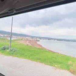 🤫Erich schläft noch😇20.12.und heute mal keine☀️, aber trotzdem schön am Meer🫠