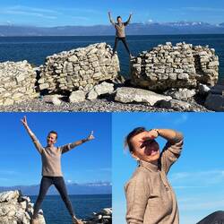 ..in der Sonne bräuchte ich den Pulli eindeutig nicht 👌🏻☀️🇬🇷😍