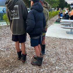 Am Silvesterabend im Zentrum von Te Anau