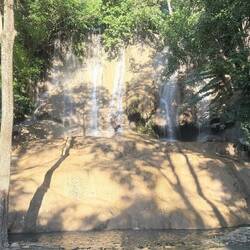 Arrivée à la cascade 🤩