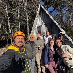 Bild mit freund von Konrad nach Vulkan Besteigung