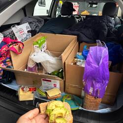 Frühstück auf der Fähre