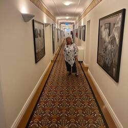 Me in the hall of the Belgravia wing