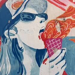 19. Licking an ice cream