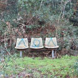 Früher konnte man hier wohl gemütlich entspannen.