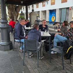 ... kleine Pause auf ein Bierchen ...