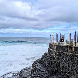 Draußen Essen wäre heute etwas windig