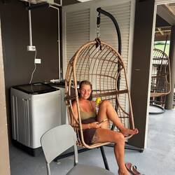 Genießen der abendlichen Stimmung 🌅