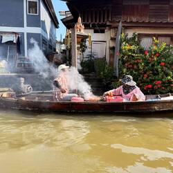 ...mit anschließender Rauchgasvergiftung😅🚤🫣