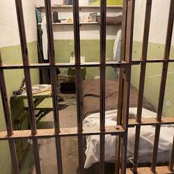 Zelle aus der die Flucht gelang mit einem Löffel gegraben - 11.Juni 1962