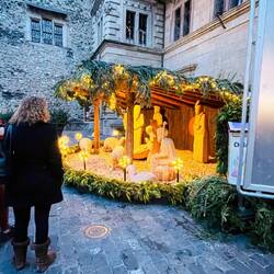 Un Nacimiento a escala natural