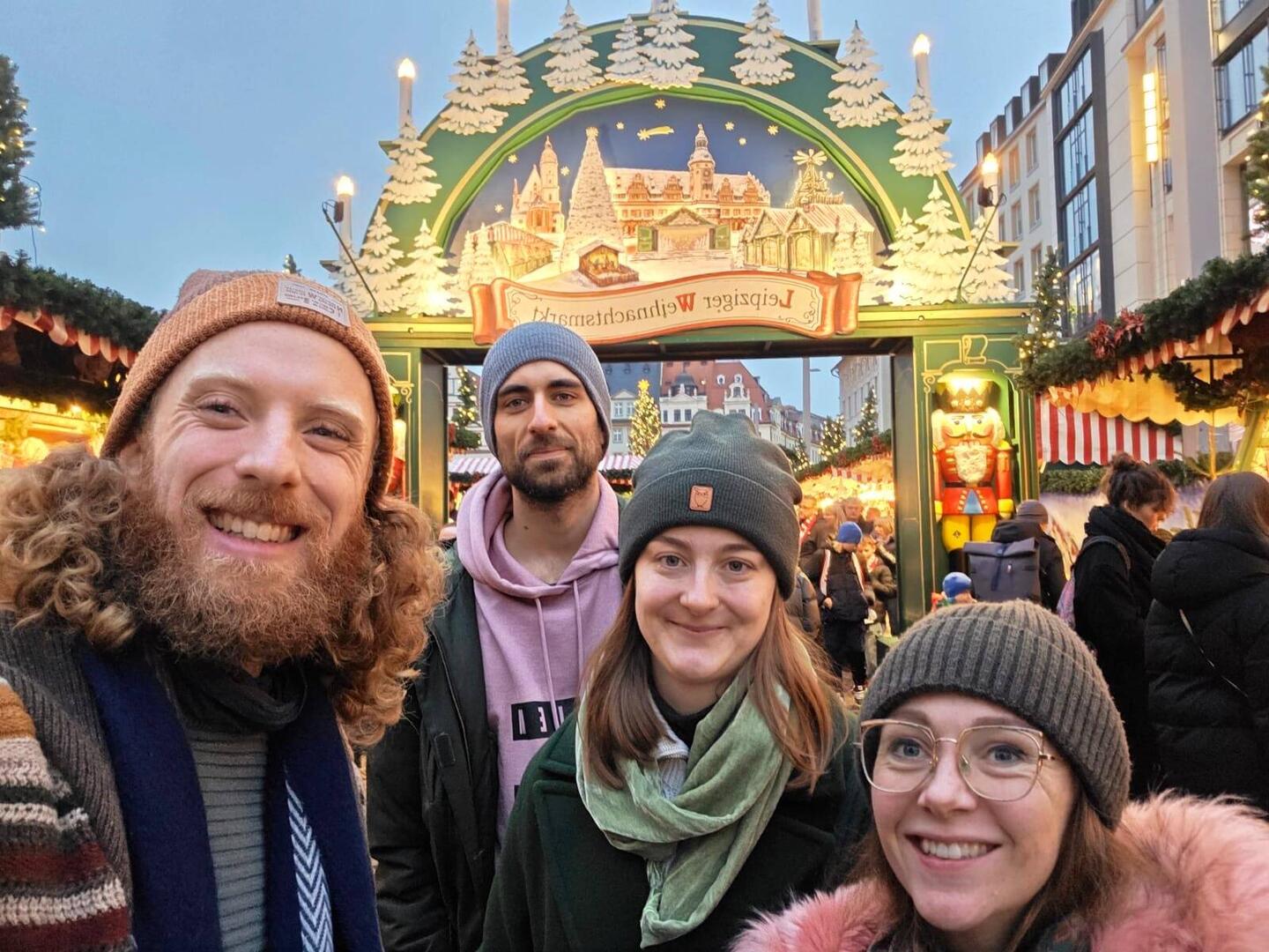 Leipzig Weihnachtmarkt with Julia & Luis