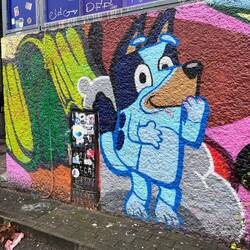 A familiar face in an unusual place