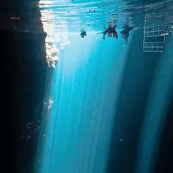 Taty am tanzen in den Sonnenstrahlen