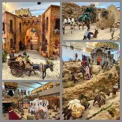 Belenes, riesige Krippenmodelle, eher Lanschaften...