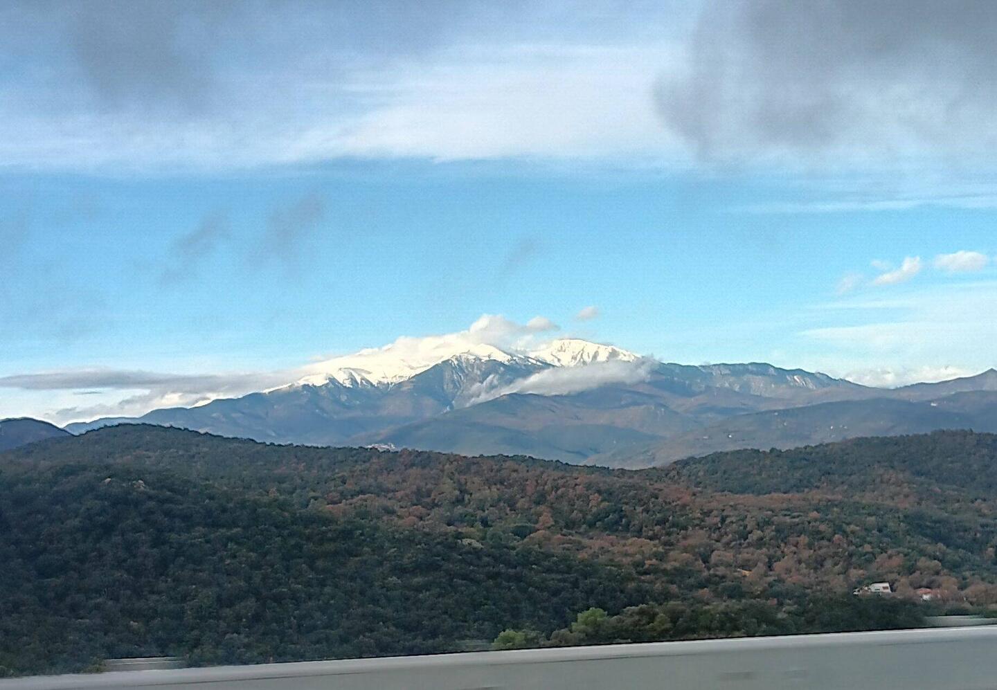 Ein herrlicher Blick zu den Pyrenäen