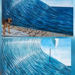 Kurze Surf Runde eingelegt