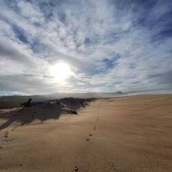 Wellen? Nicht wirklich, obwohl Jetskis im Wasser sind - nie die Hoffnung aufgegeben