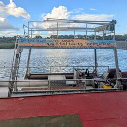 Wir sassen oben auf dem Dach