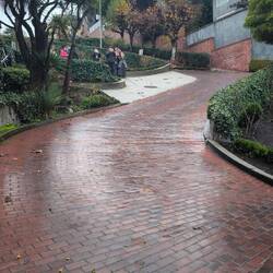 ein Teil der Lombard Street