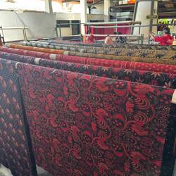 Beautiful batik drying