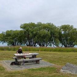 Petit coin sympa et tranquille pour le casse-croûte 😋