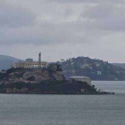 Alcatraz werden wir zum Abschied umrunden
