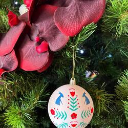 Neuseeländische Weihnachtskugel- ist es ein Känguru oder Osterhasi🤔?