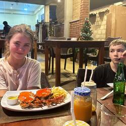 Aftensmad ved stranden