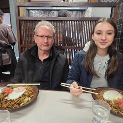 Delicious yakisoba noodles