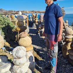 Und ich im passenden Outfit