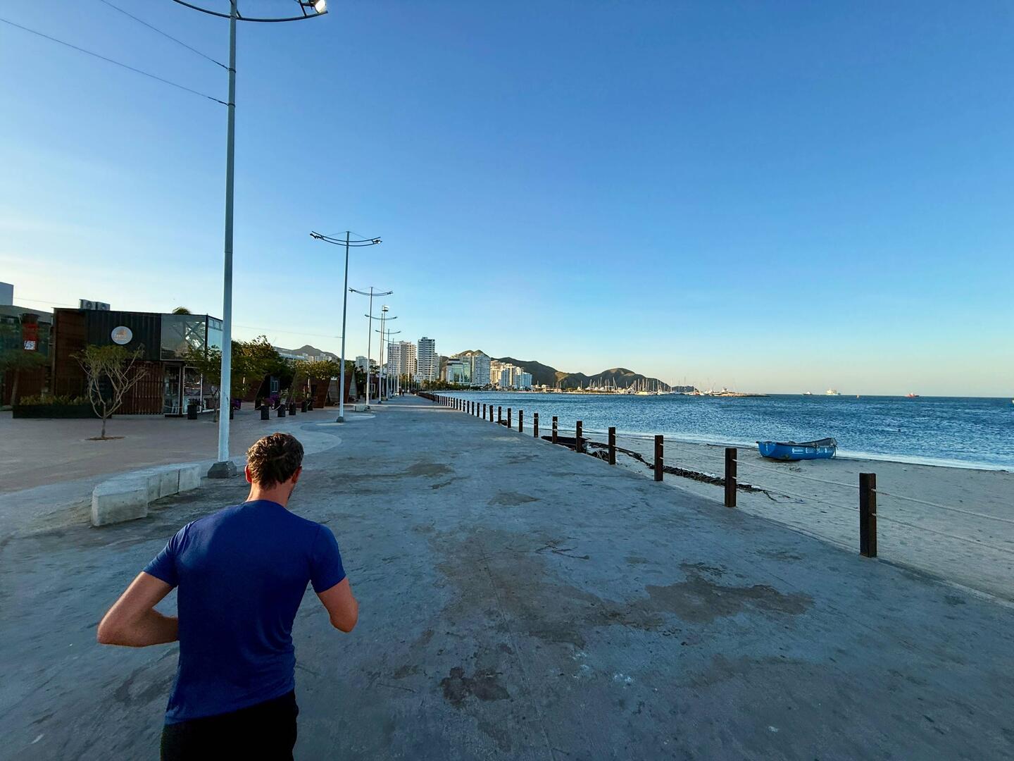 Joggen um 6.30 Uhr bei 28°C