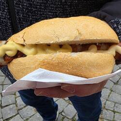 Lecker gewesen, zweierlei Senfsorten