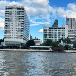 Das weltberühmte Madarin Oriental Hotel
